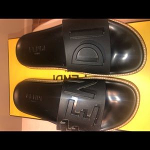 Authentic black FENDI Sandal